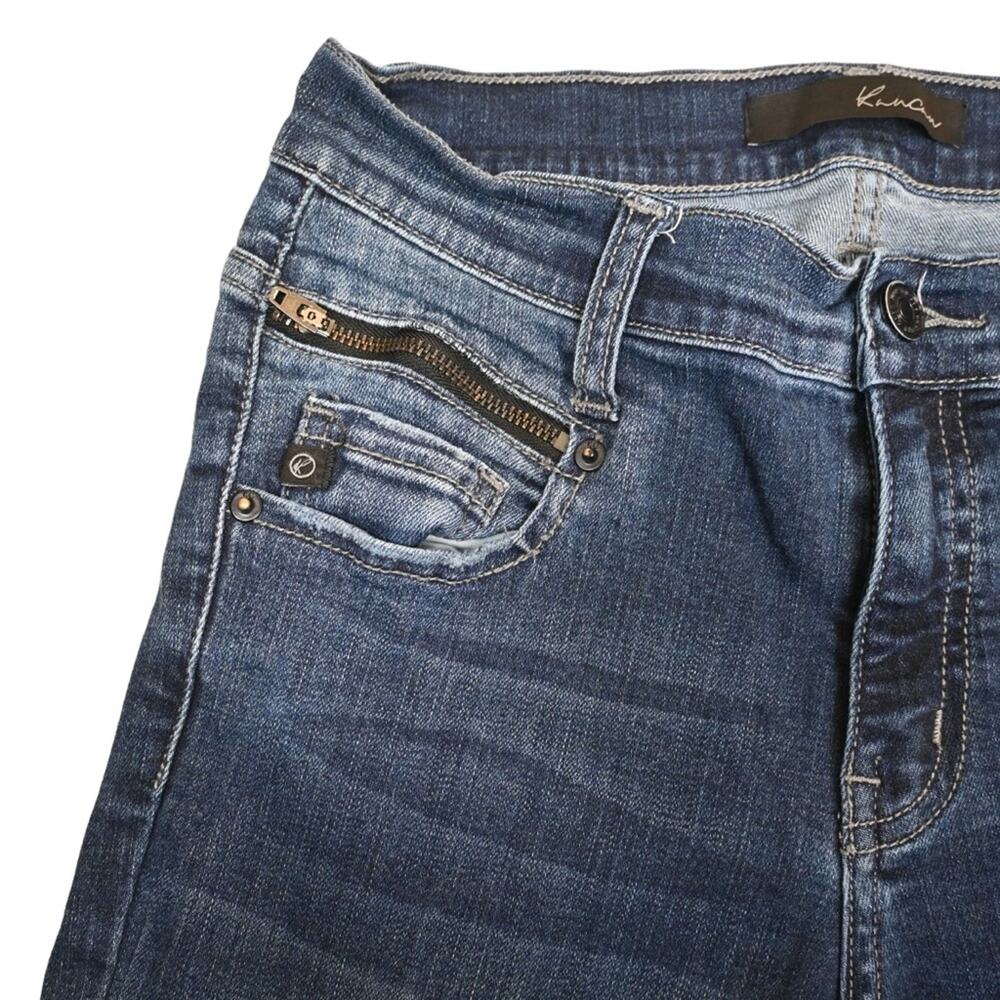 KanCan Womens 25 Distressed Skinny Zipper Jeans Style VBK1165R - Picture 6 of 11
